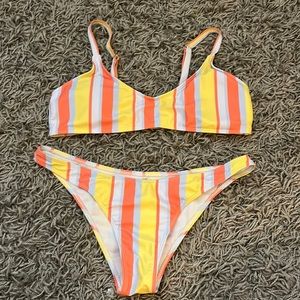 multicolored womens bikini